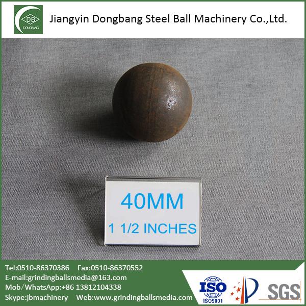 125mm Forged Steel Ball For Iron Ore Mine